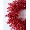 20” Lighted Red Wreath Pre-Lit Artificial Wreath for Holiday, Wall, or Door Décor